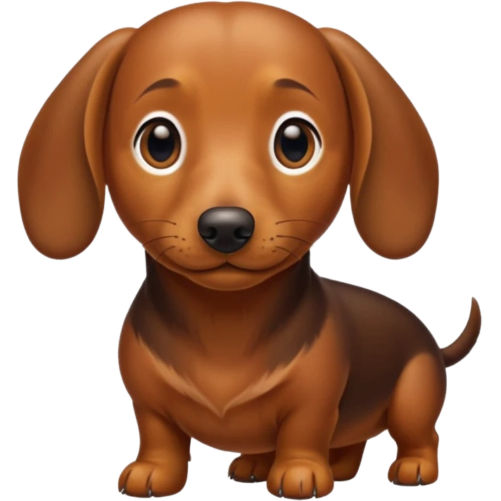 Perro salchicha emoji