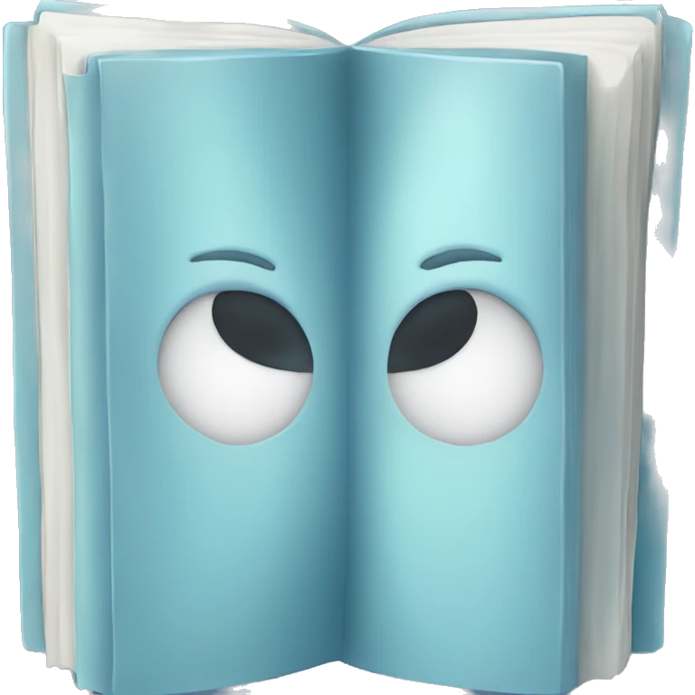 pale blue book emoji