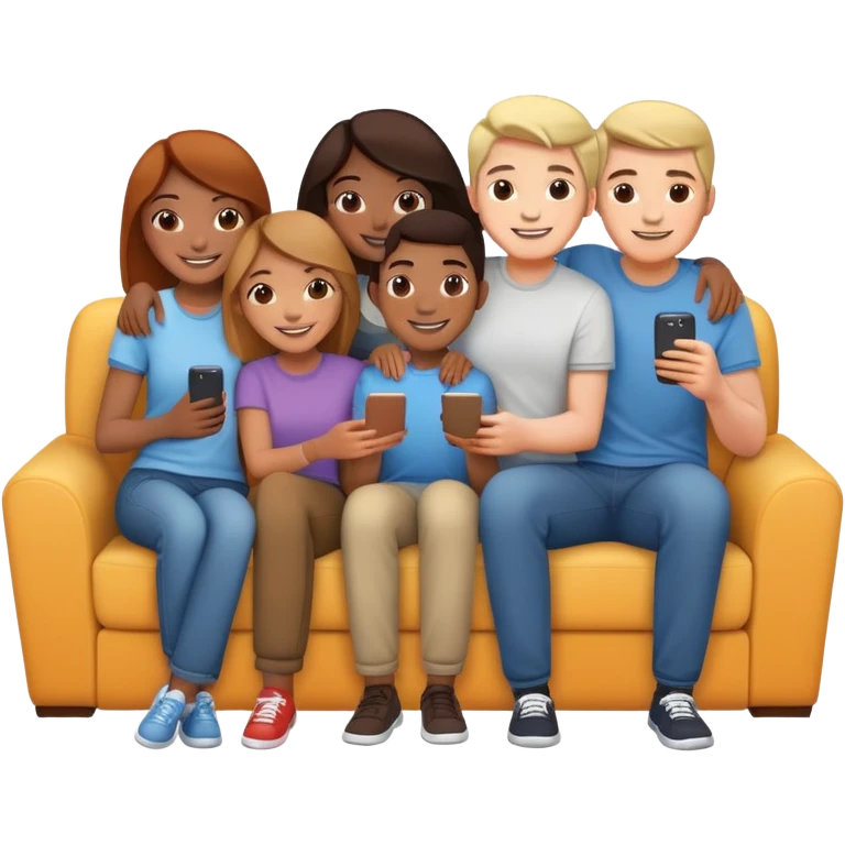 Friends on a couch emoji