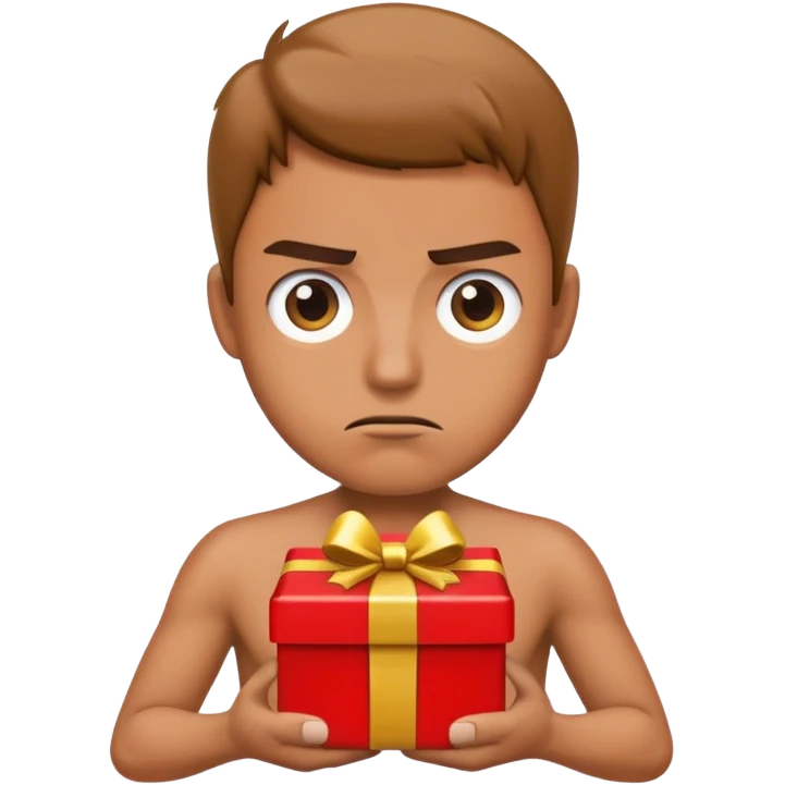 Недовольный но отблагодарил emoji