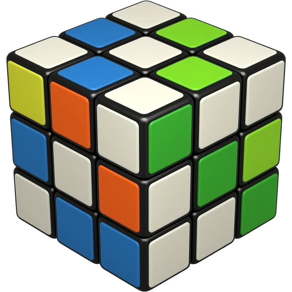 Rubik's cube emoji