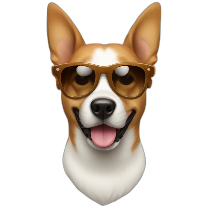 Sunglasses dog emoji