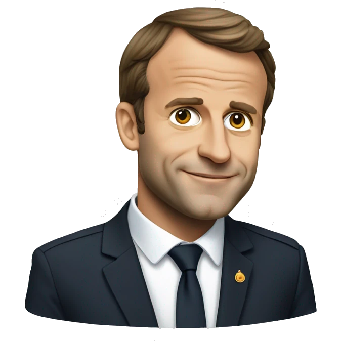 Macron Emmanuel Macron emoji