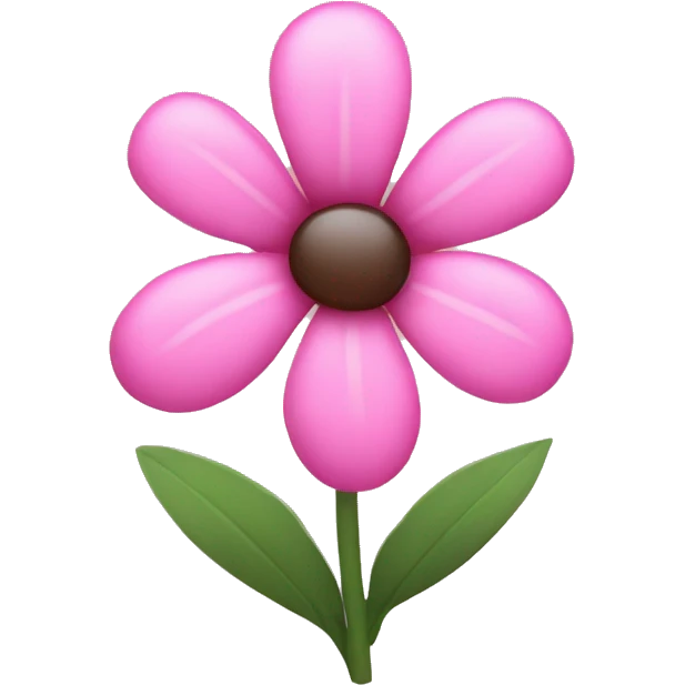 Pink flowers emoji