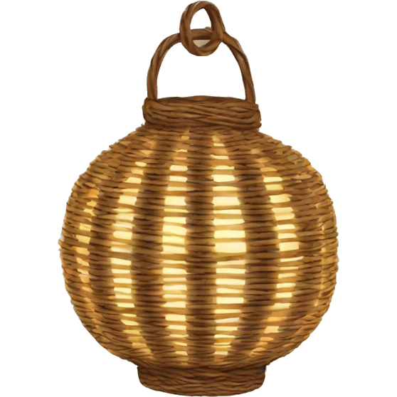 Wicker lights emoji