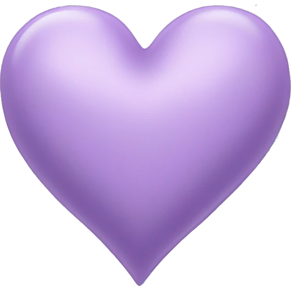 Lilac heart emoji