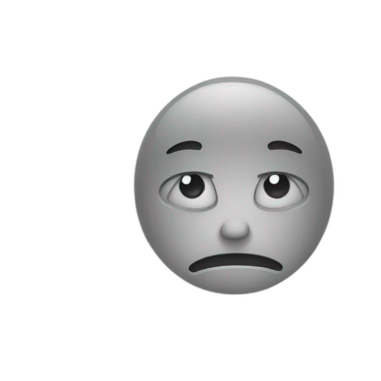 sad face emoji