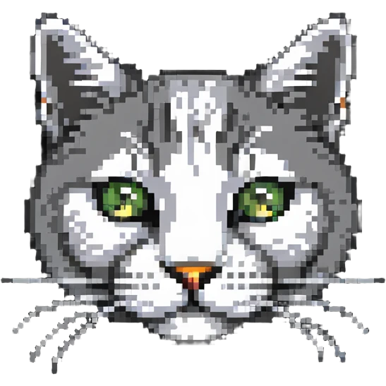 A happy cat with whiskers emoji