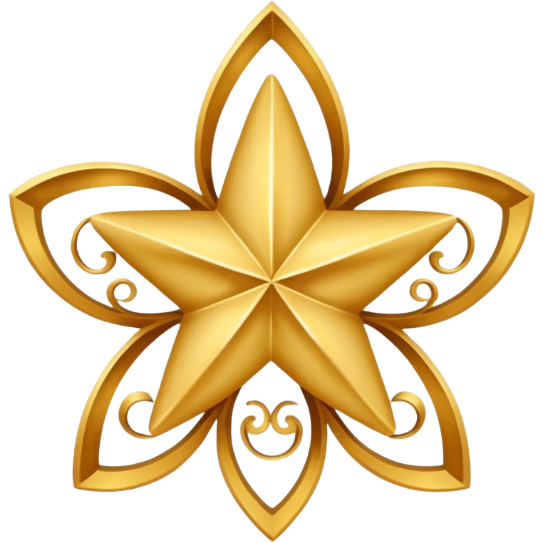  calligraphy star emoji