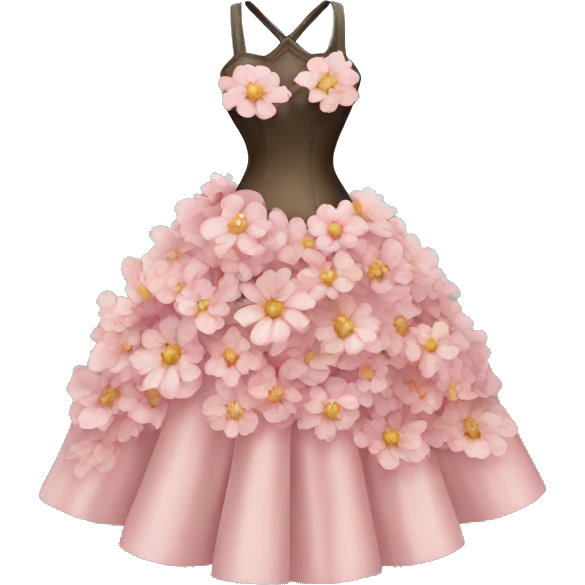 Dress to impress flower emoji