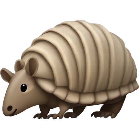 Mental health armadillo  emoji