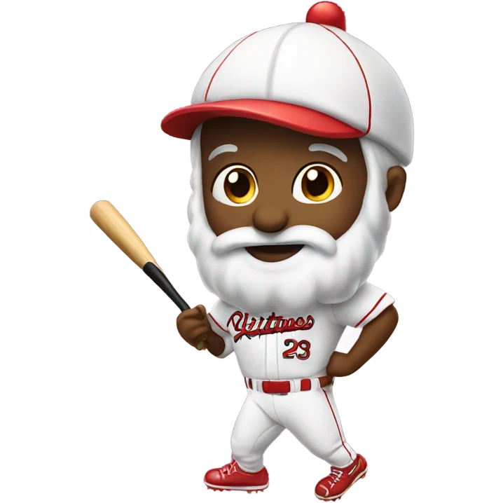 Merry Christmas Baseball themed emoji