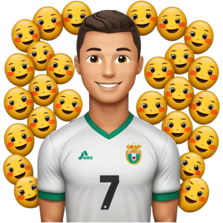 Cristiano Ronaldo football emojis emoji