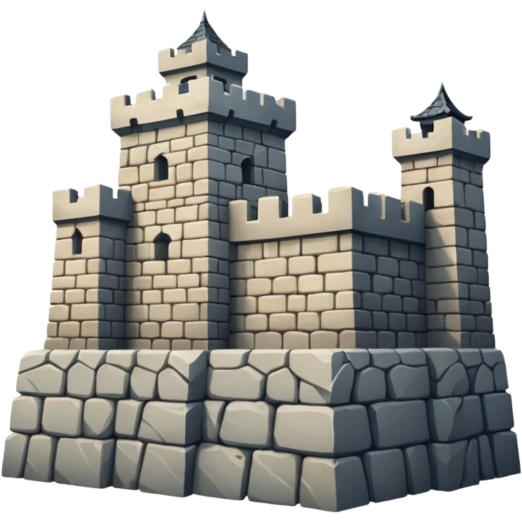 Castle Wall, like in the great wall of china emoji
