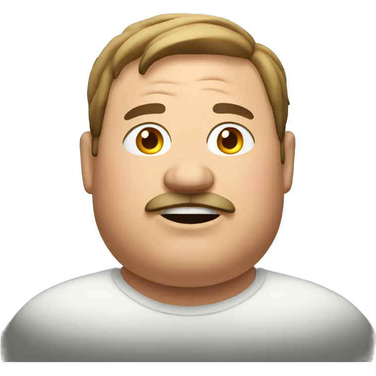 Fat man emoji