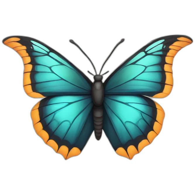 Angry butterfly emoji