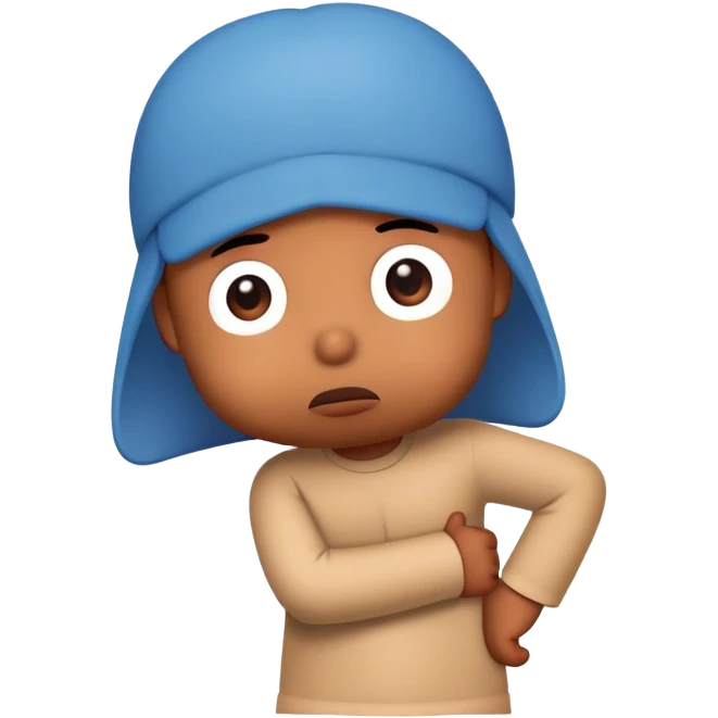 Pocoyo ofendido emoji