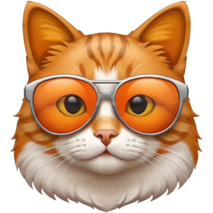 Cat wearing sunglasses emoji