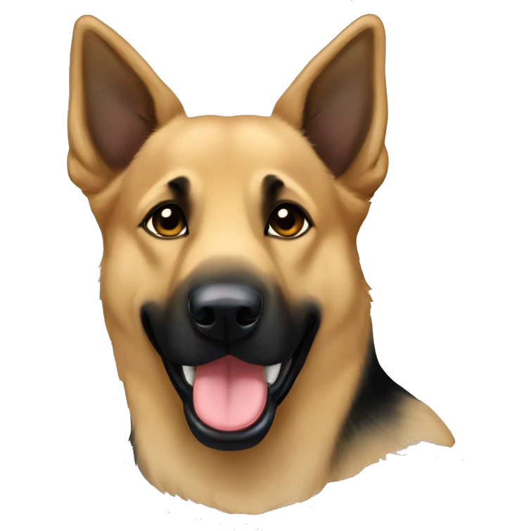 German shepherd lab mix floppyears emoji