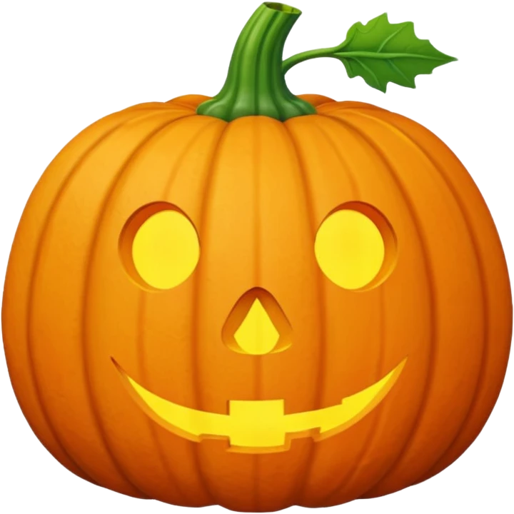 pumpkin with stem emoji