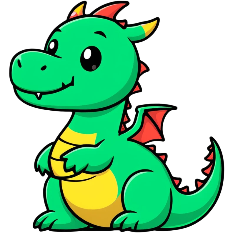 cartoon dragon emoji