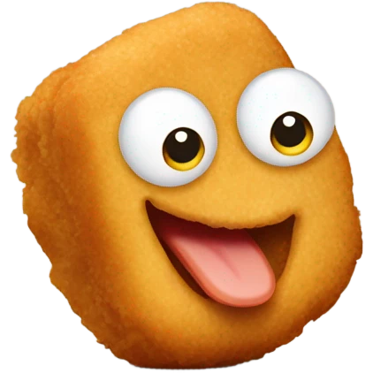 chicken nugget with a smirk emoji