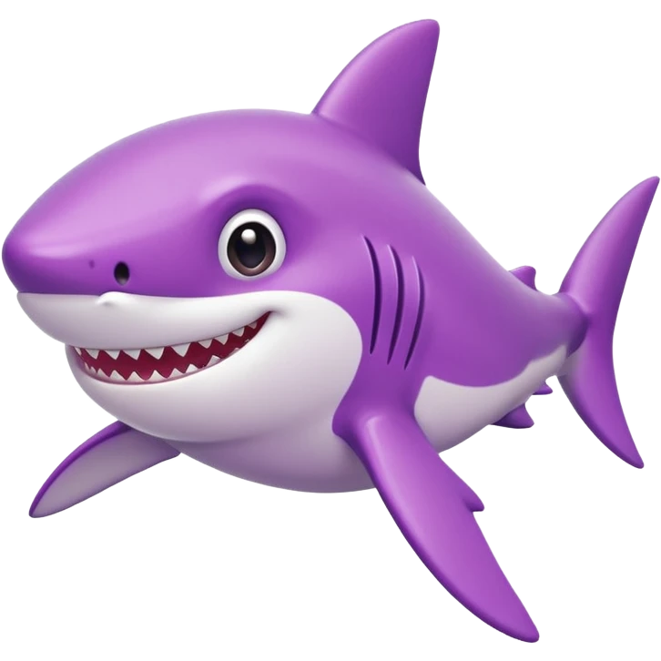 purple Baby Shark emoji