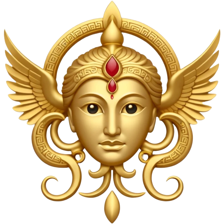 Iranian symbol of Ahura Mazda emoji