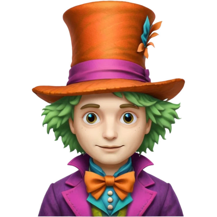 Mad Hatter from Alice in Wonderland movie emoji