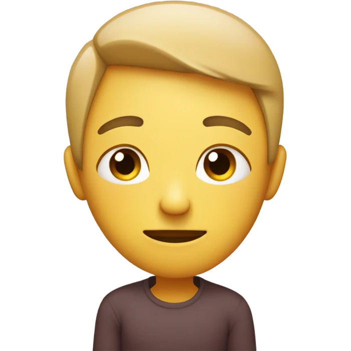 Non smiling hugging emoji emoji