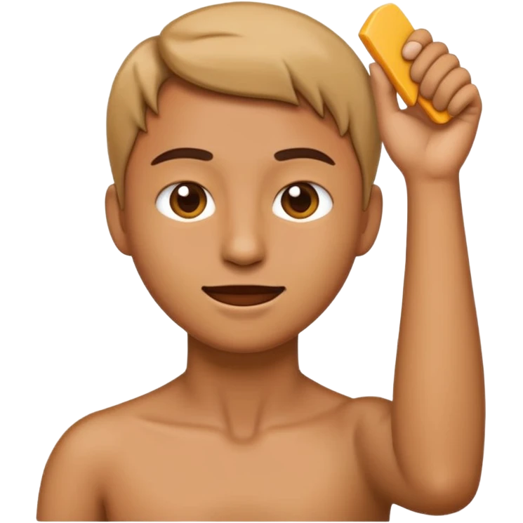 An emoji with their hand, making a cutting motion towards their neck emoji