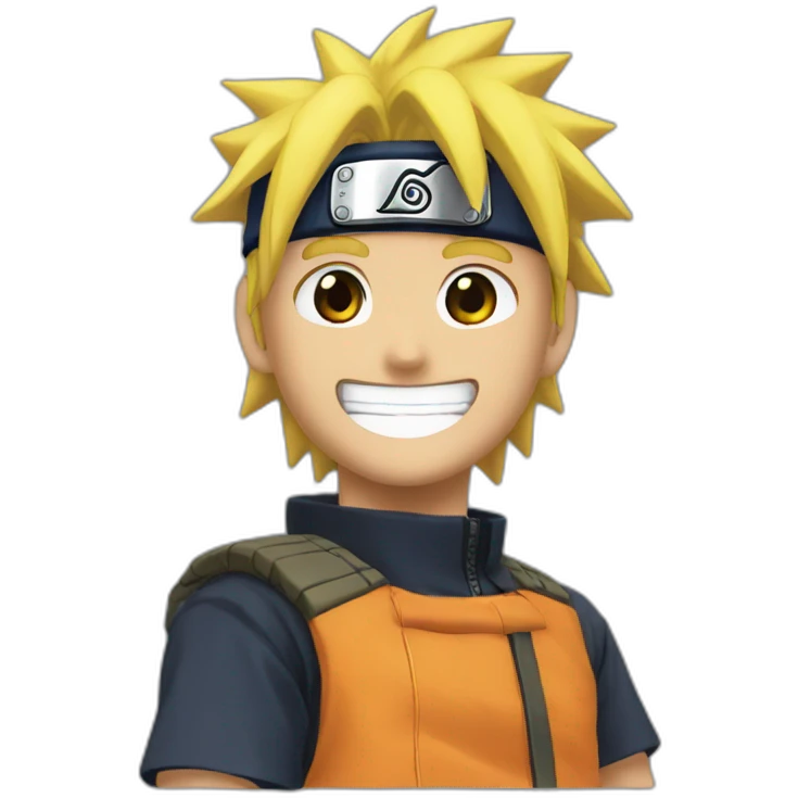 Naruto avec le sourire  emoji