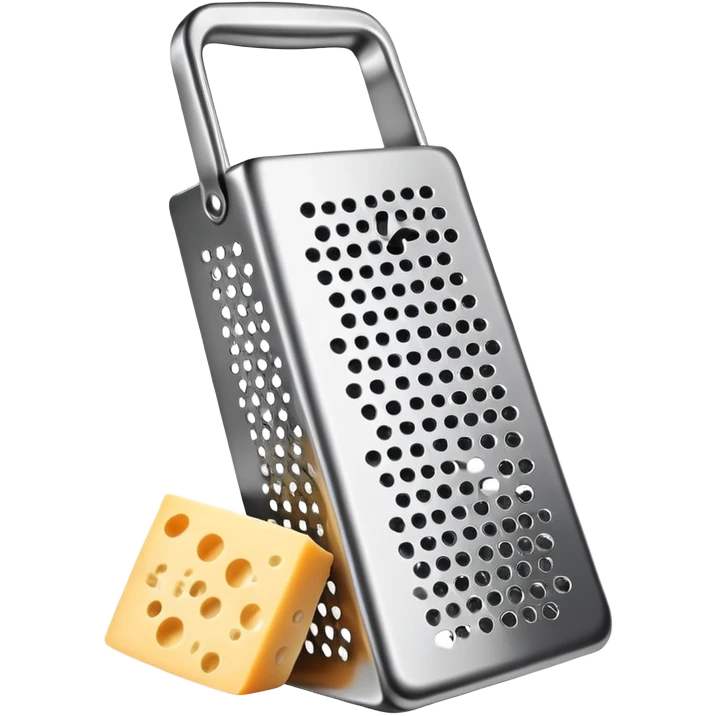 Cheese grater with grated cheese emoji