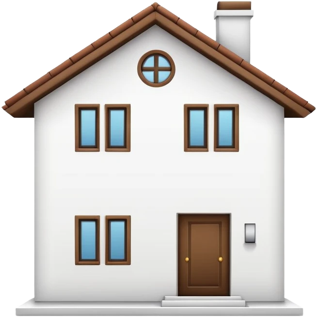 house with a plkus in it emoji