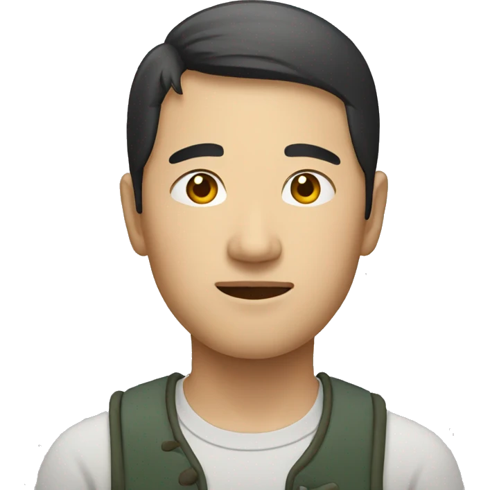 A Chinese man  emoji