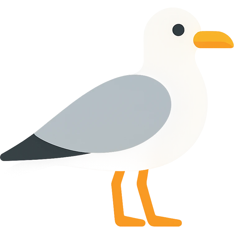 Seagull emoji