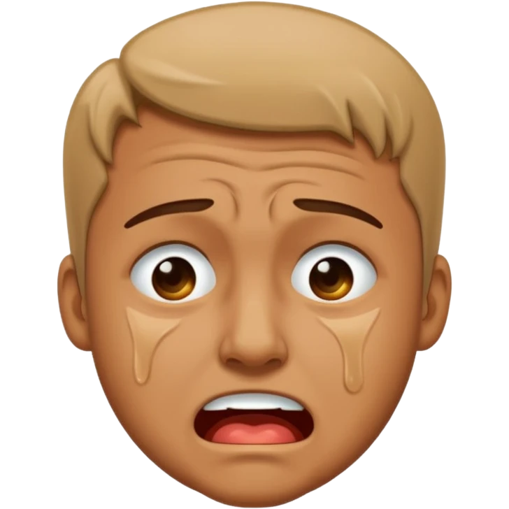A man crying and mewing 🧏‍♂️ emoji