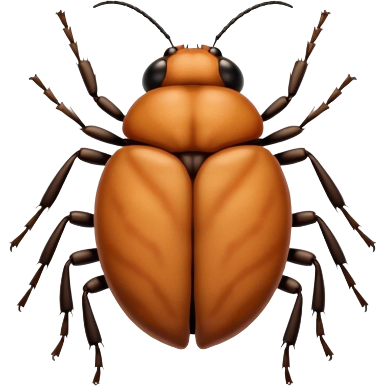 bug with a human butt showing it to the camera emoji