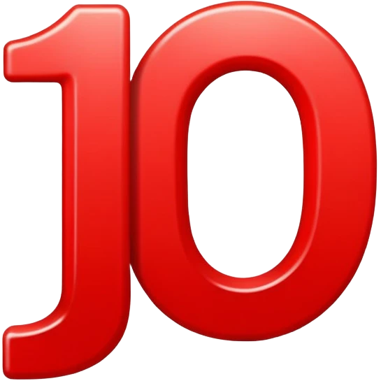 Bold red number 1000 with energetic double underlines like the 100 emoji, vibrant and dynamic design conveying extreme approval and excitement emoji