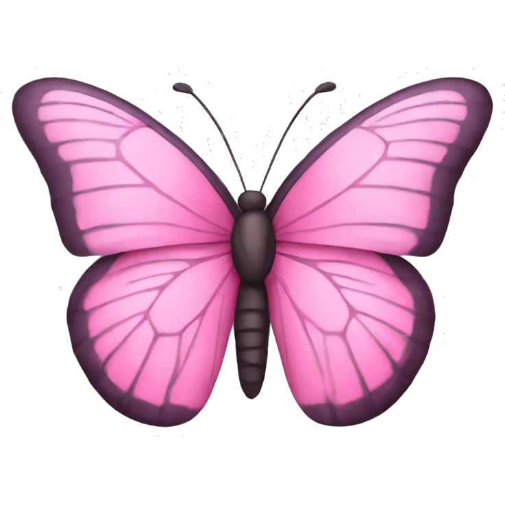 pink butterfly emoji