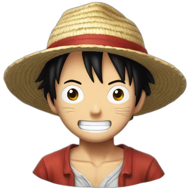 Luffy qui rigole emoji