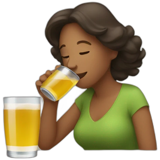 Mom drinking mate emoji