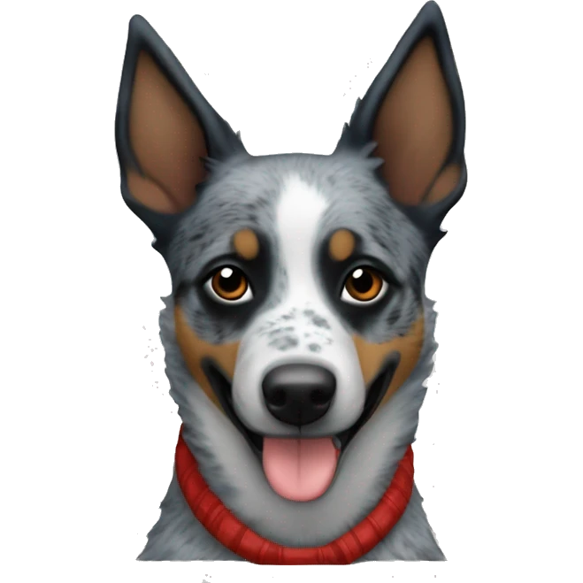 Blue heeler Christmas  emoji