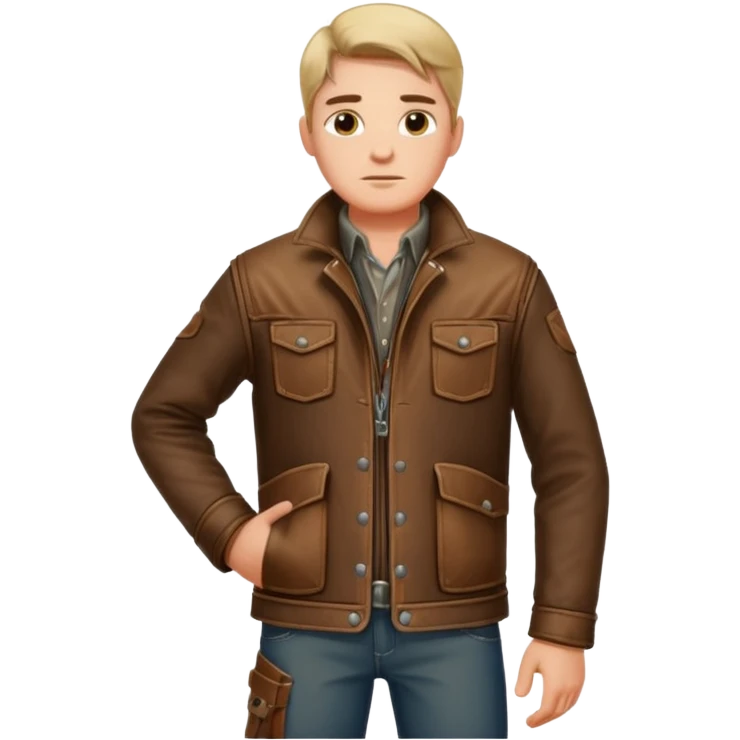 man hunter, standing, confident stance emoji
