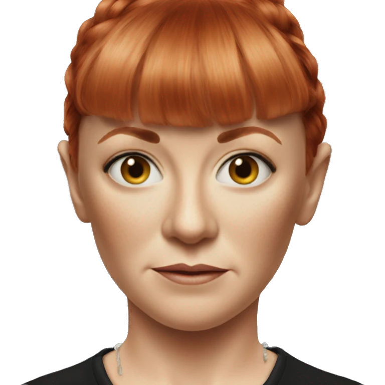 Andrea Arnold director red hair british 60 short bangs emoji