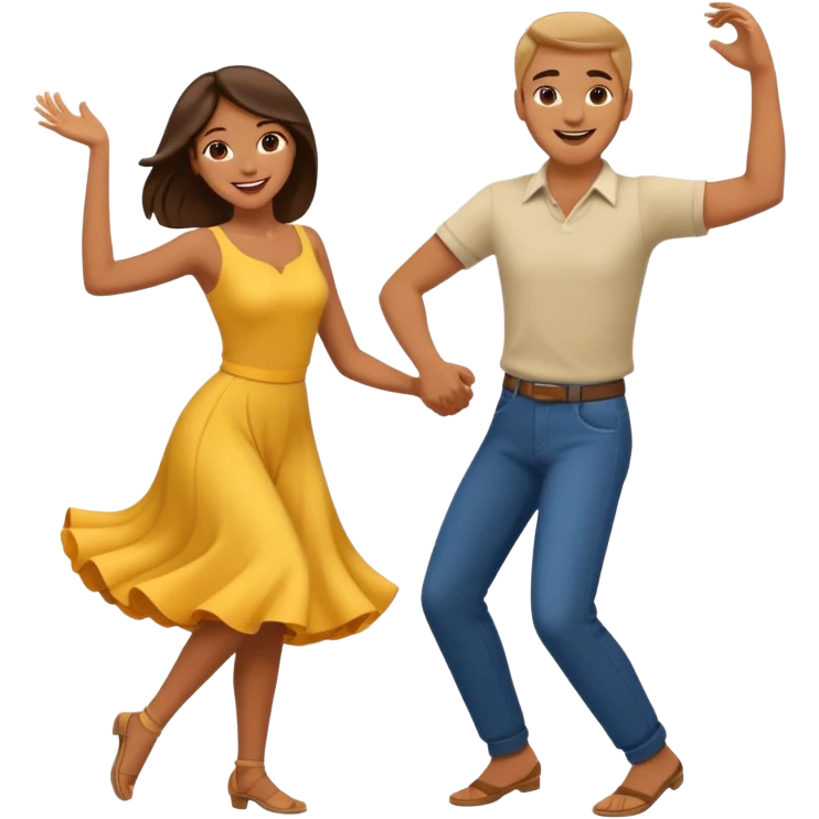 a couple is dancing emoji