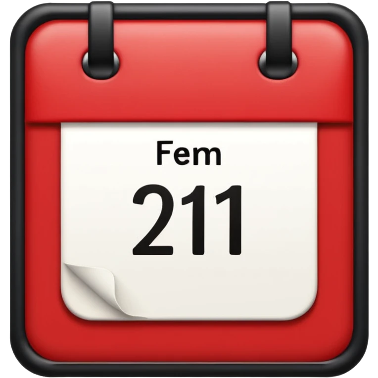 dibuja el 11 de febrero  emoji