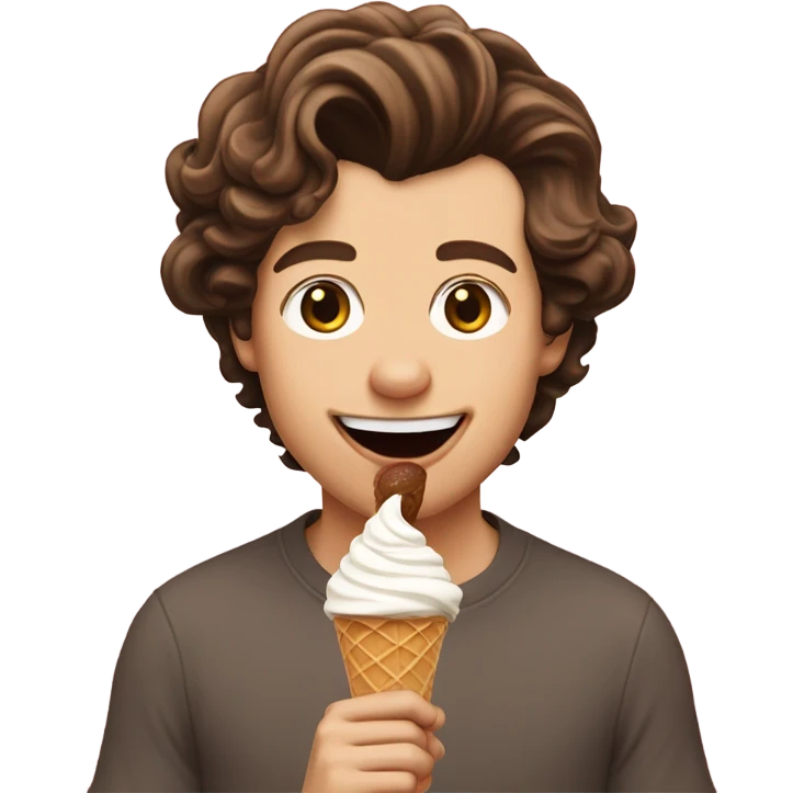 Harry styles eating ice cream emoji