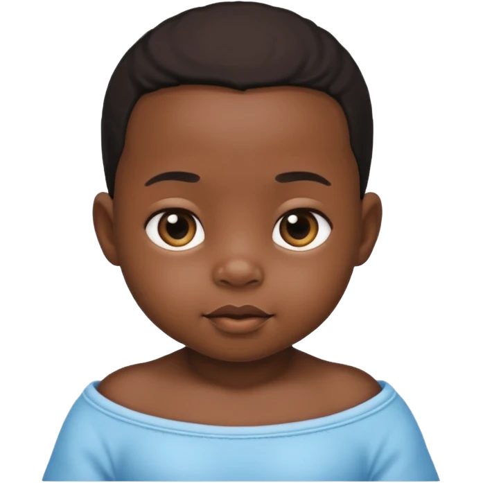 Black baby  emoji