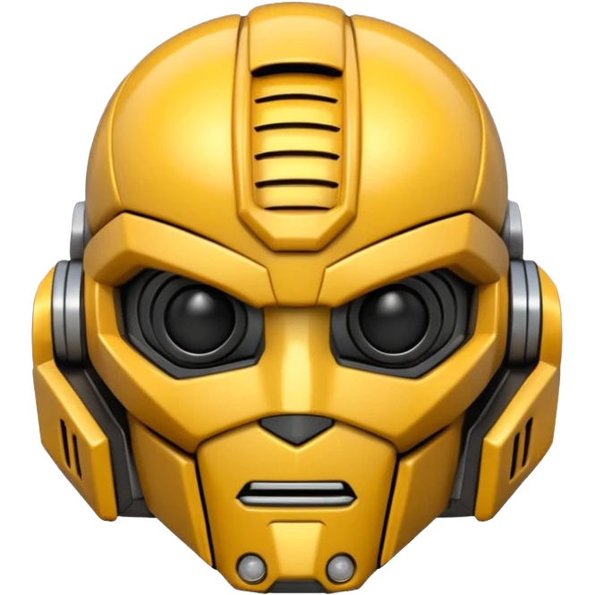 Bumblebee the transformer only head emoji